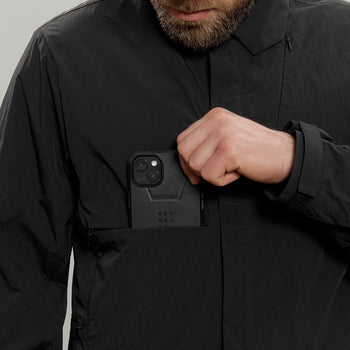 Diagonal Chest Pocket Civil Shirt Gen.1 RD-DGNLCPCS_GEN.1 BLACK