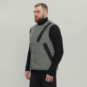 Diagonal Pocket Vest Gen.1 RD-DGNLPV_GEN.1 (FW25) GREY