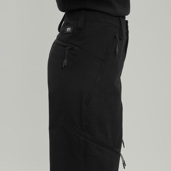 Civil Wide Cargo Cotton Pants Women Gen.2 RD-CWCCPW_GEN.2 BLACK