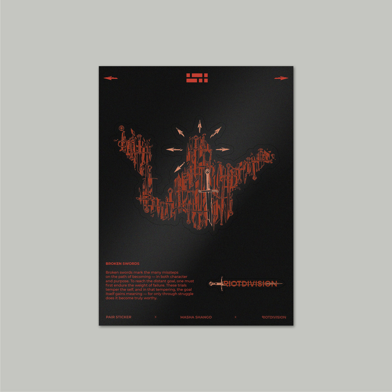 Broken Swords Sticker RD-BSS