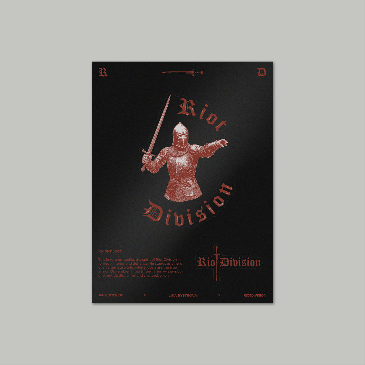 Knight Logo Sticker RD-KLS