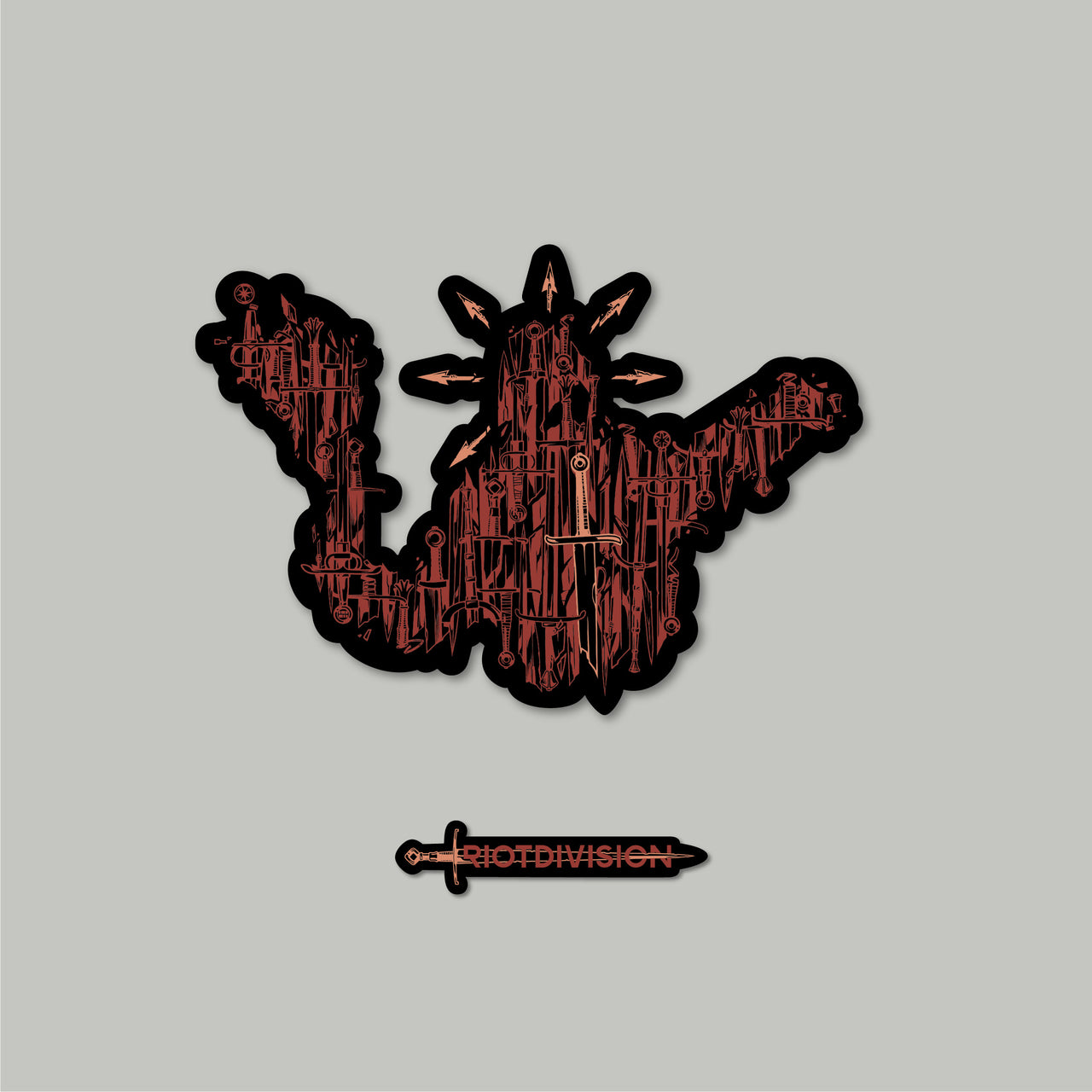 Broken Swords Sticker RD-BSS