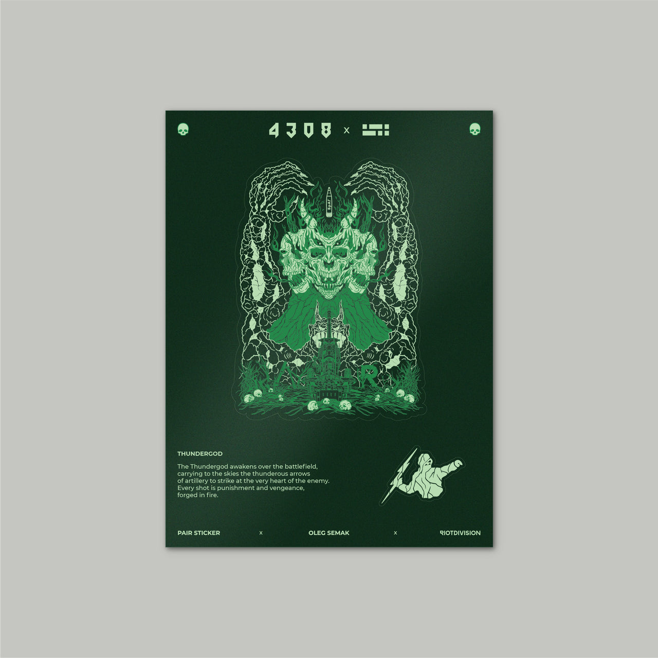 Thundergod Sticker RD-TS