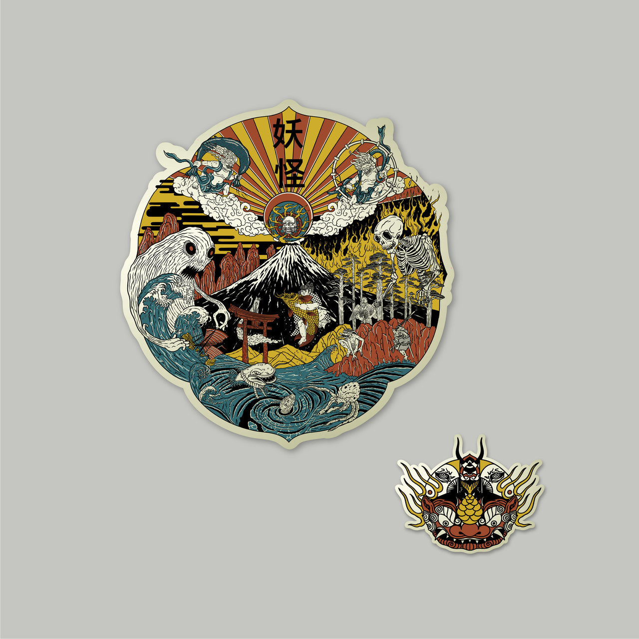 Yokai And Oni Sticker RD-YAOS