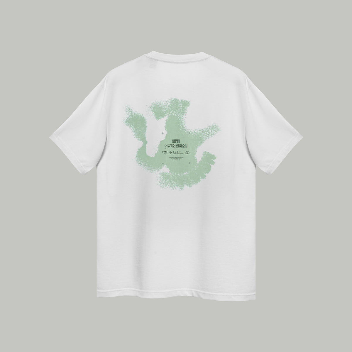 Blurred Logo T-Shirt RD-BLTS WHITE