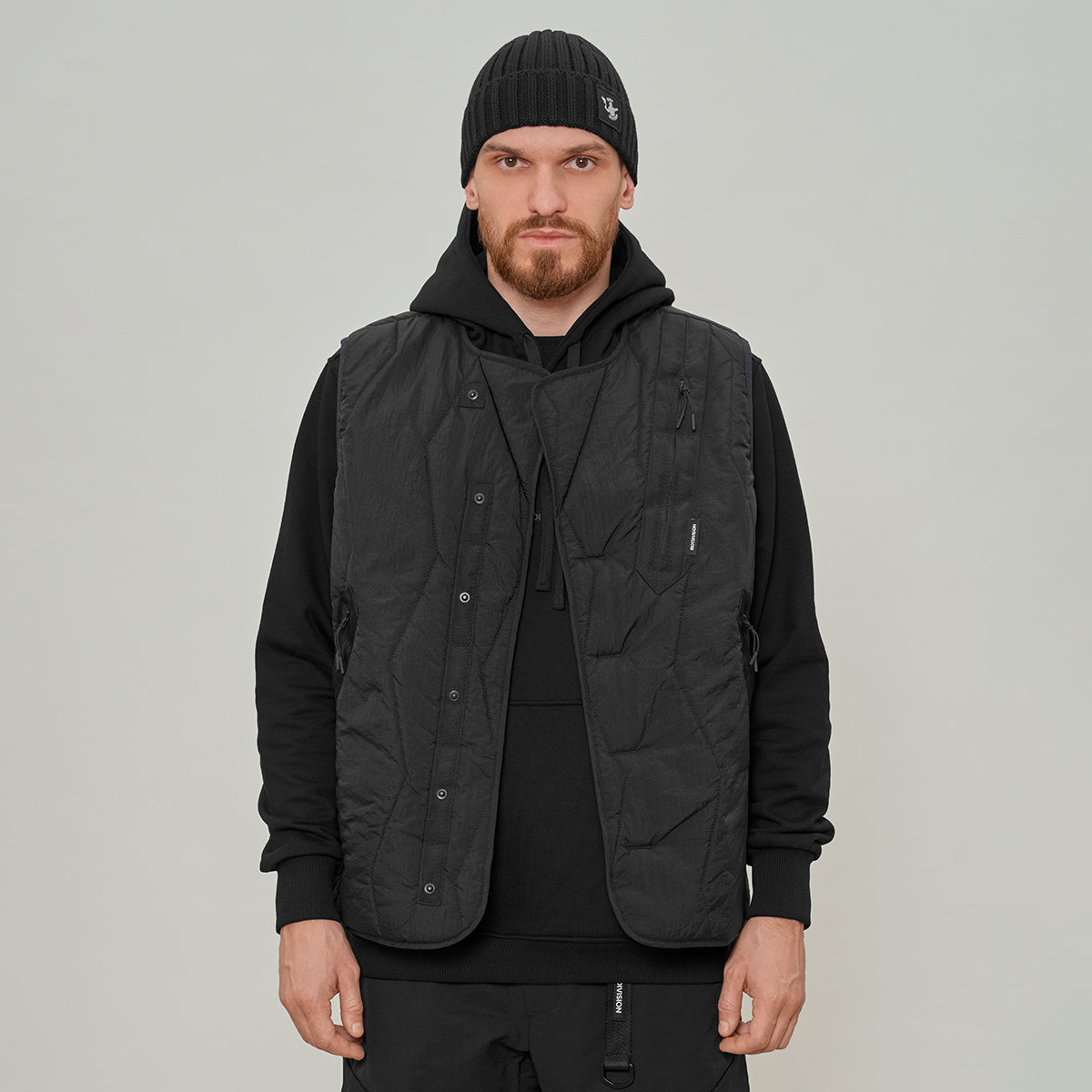 Diagonal Pocket Vest Gen.1 RD-DGNLPV_GEN.1 BLACK