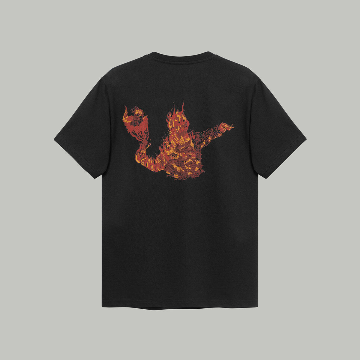 God Of Fire T-Shirt RD-GOFTS BLACK