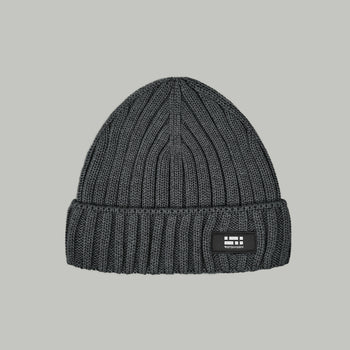 Cotton Beanie Hat Morse Code Logo RD-CTTNBHMCL GREY