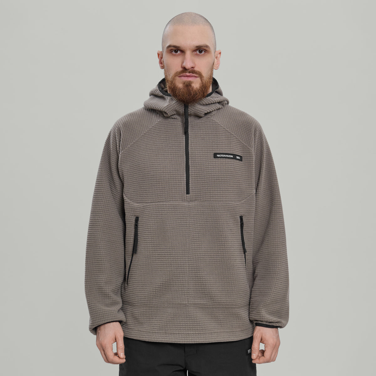 Half Zip Fleece Hoodie Gen.2 RD-HZFH_GEN.2 GRAPHITE