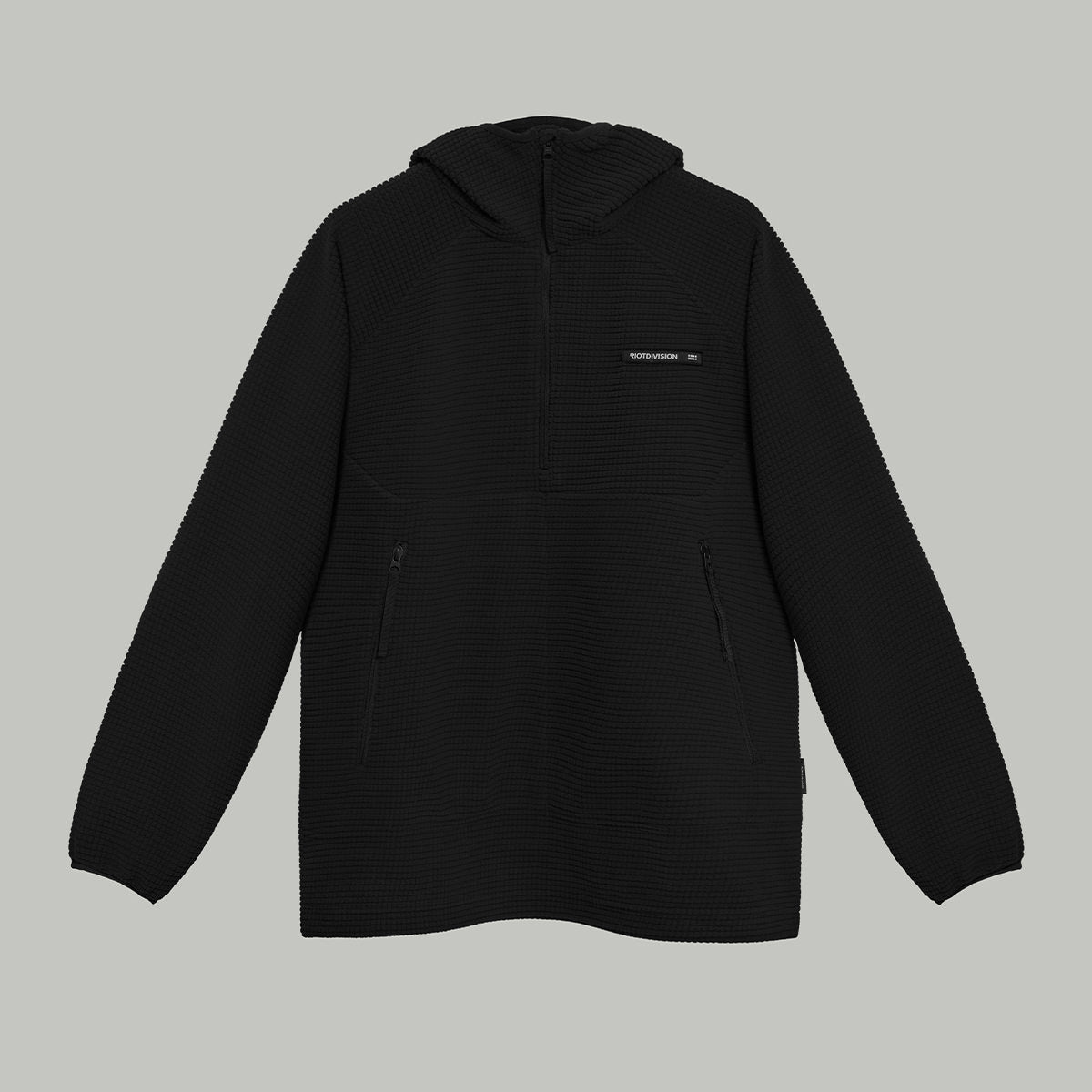 Half Zip Fleece Hoodie Gen.2 RD-HZFH_GEN.2 BLACK