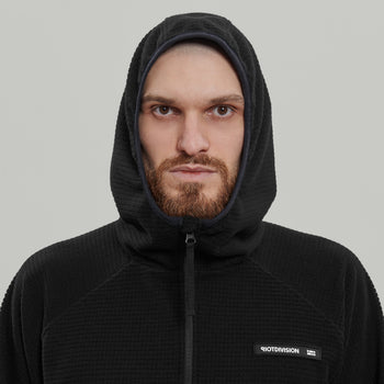 Half Zip Fleece Hoodie Gen.2 RD-HZFH_GEN.2 BLACK