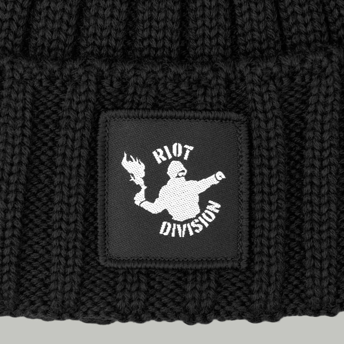 Merino Beanie Hat RD Logo RD-MRNBHRDL BLACK