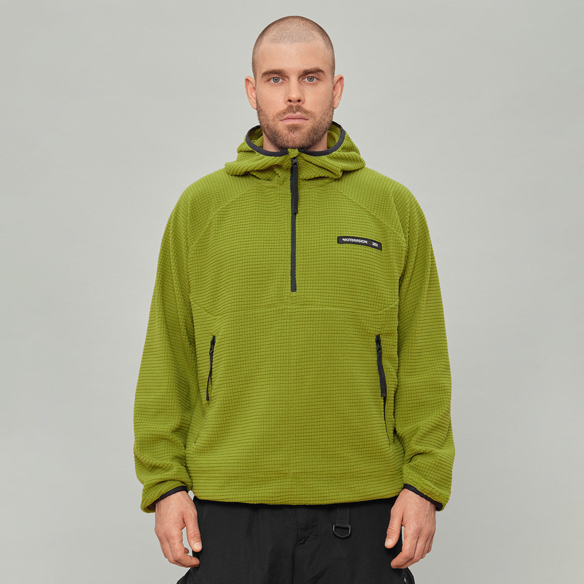 Half Zip Fleece Hoodie Gen.2 RD-HZFH_GEN.2 LIGHT GREEN