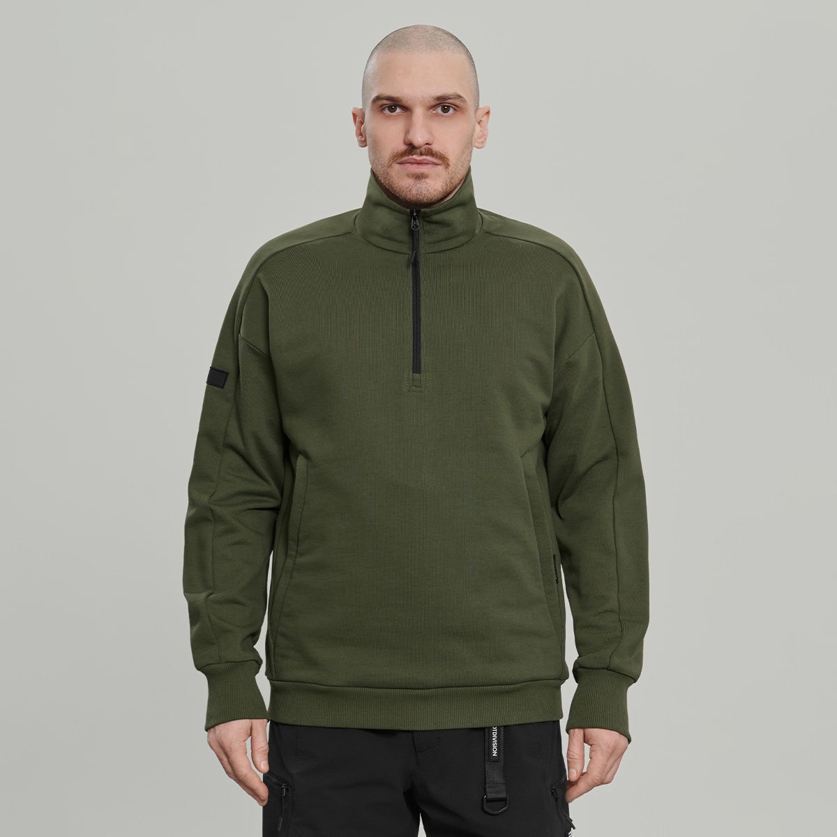 Half Zip Sweatshirt Gen.1 RD-HLFZPSS_GEN.1 KHAKI