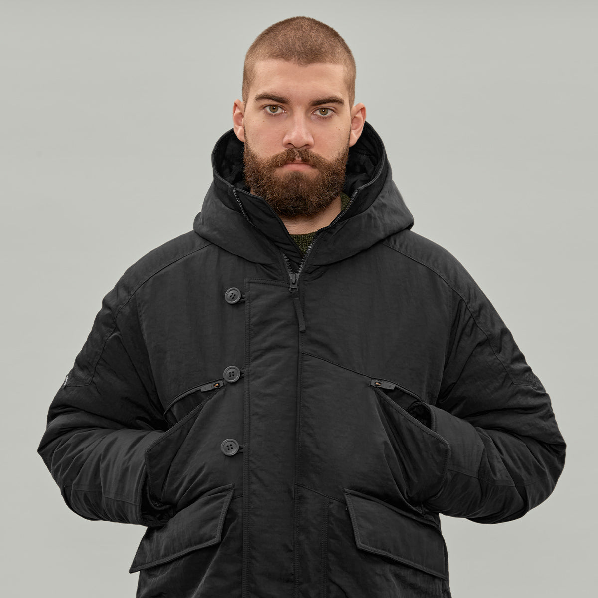 N3B Angularity Parka Gen.1 RD-N3BAP_GEN.1 BLACK