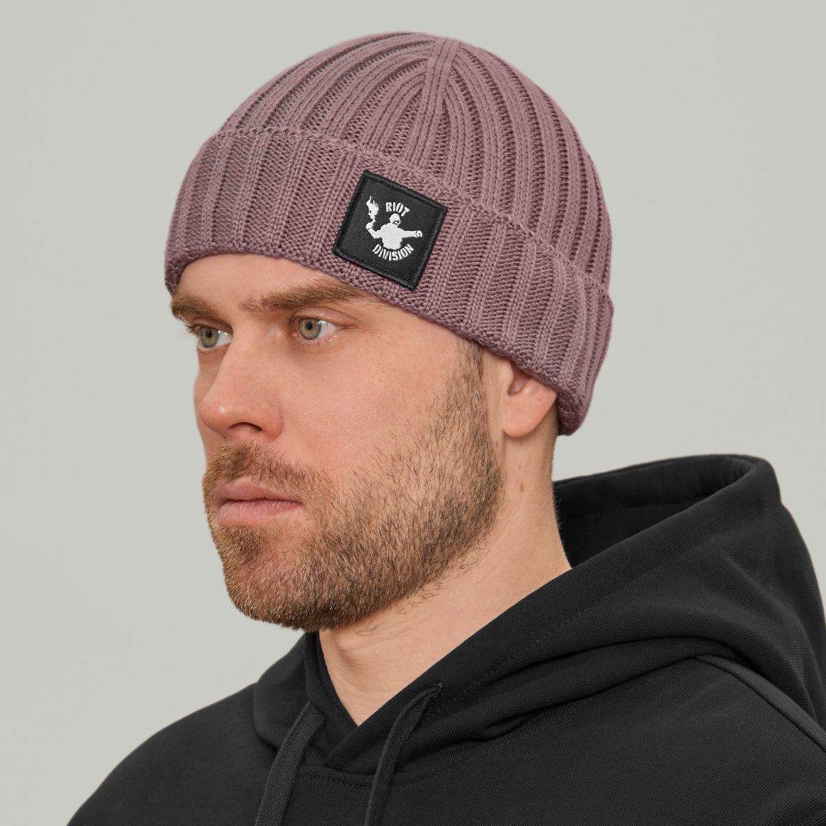 Cotton Beanie Hat RD Logo RD-CTTNBHRDL PINK