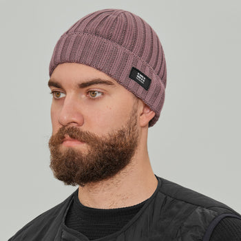 Cotton Beanie Hat Morse Code Logo RD-CTTNBHMCL PINK