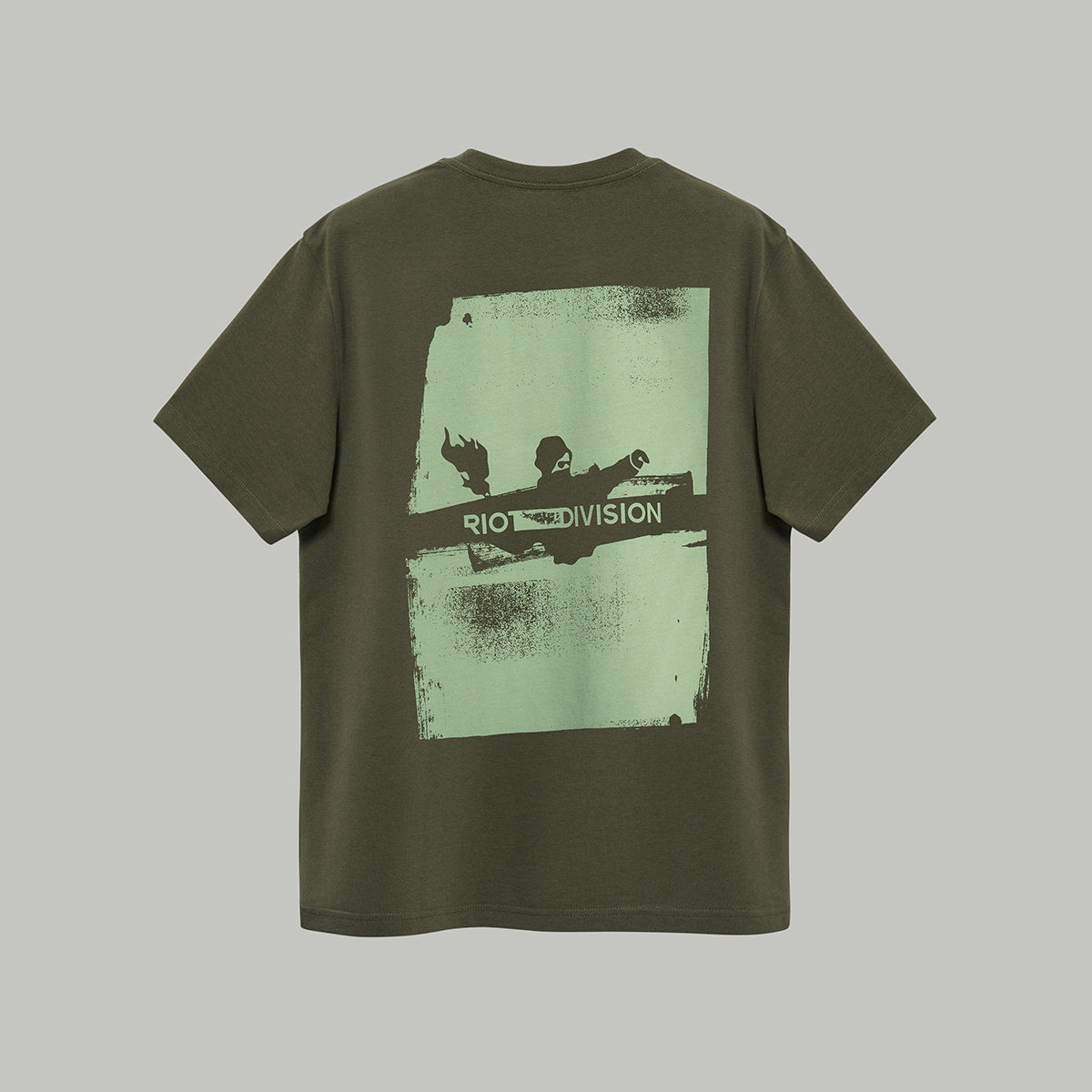 Distortion Logo T-Shirt RD-DLTS KHAKI
