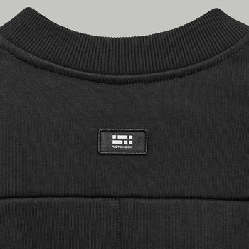 Diagonal Nylon Pocket Sweatshirt Gen.1 RD-DGNLNPSS_GEN.1 BLACK