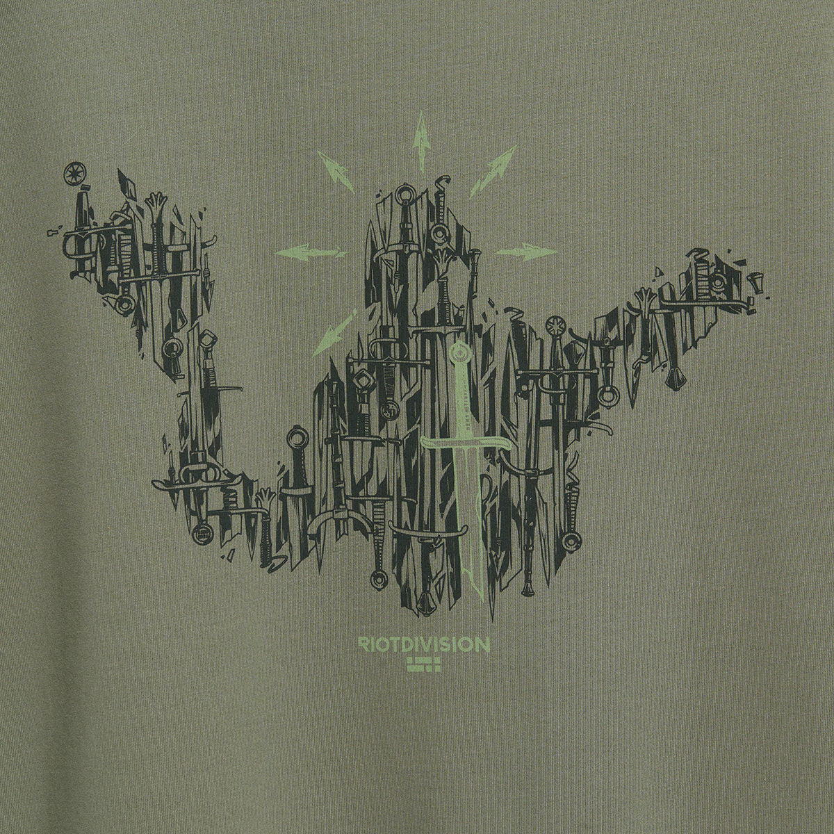 Broken Swords T-Shirt RD-BSTS GREEN