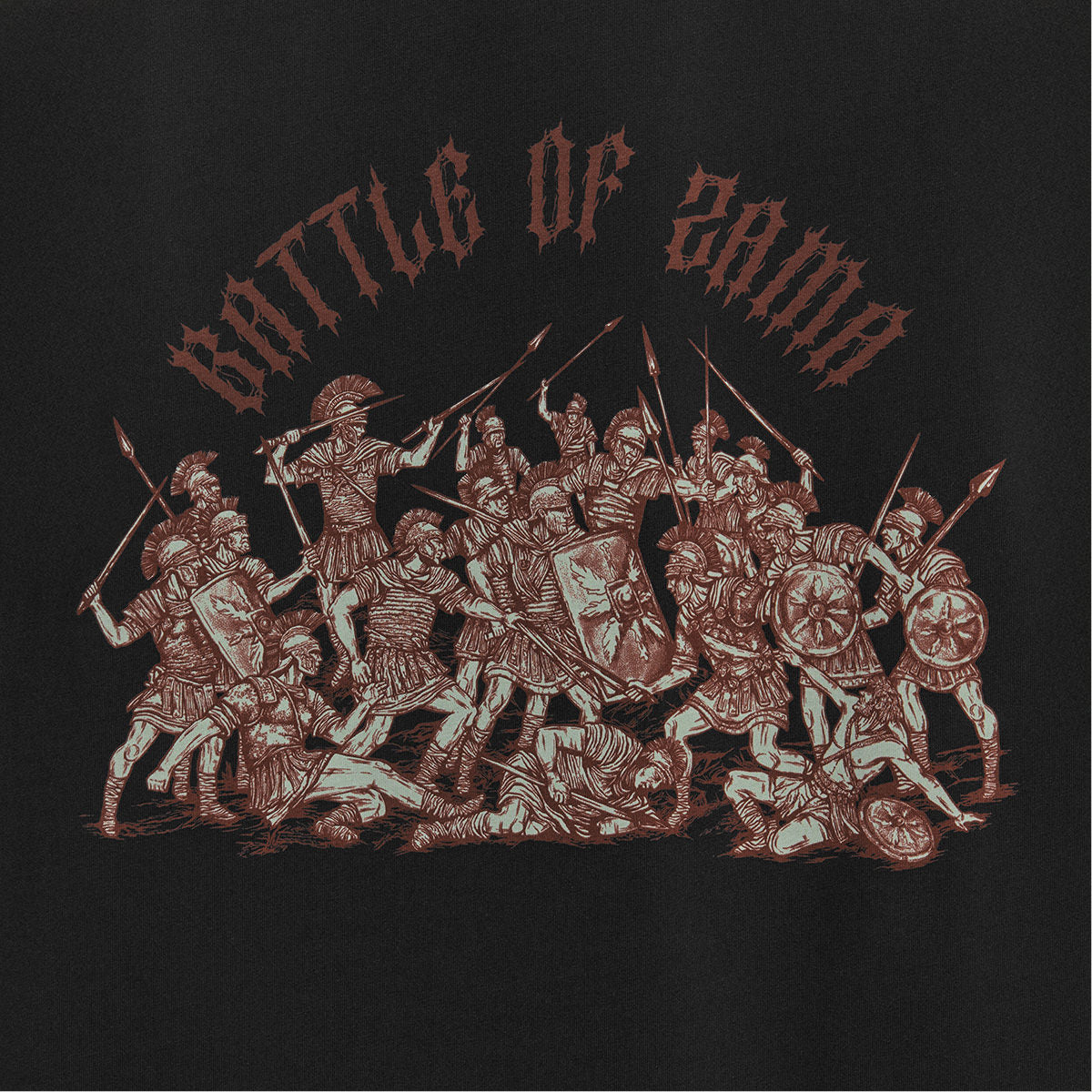 Battle Of Zama T-Shirt RD-BOZTS BLACK