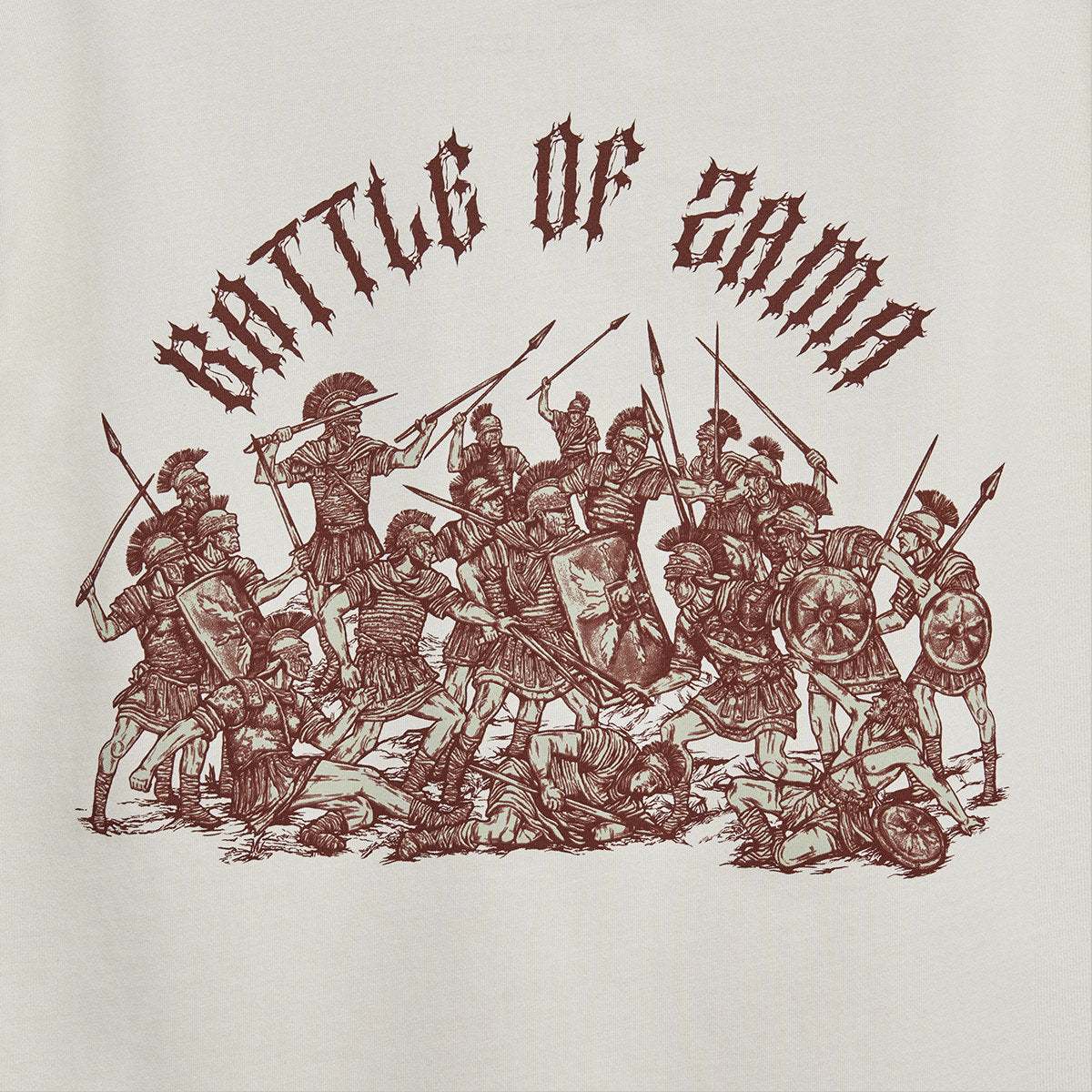 Battle Of Zama T-Shirt RD-BOZTS WHITE