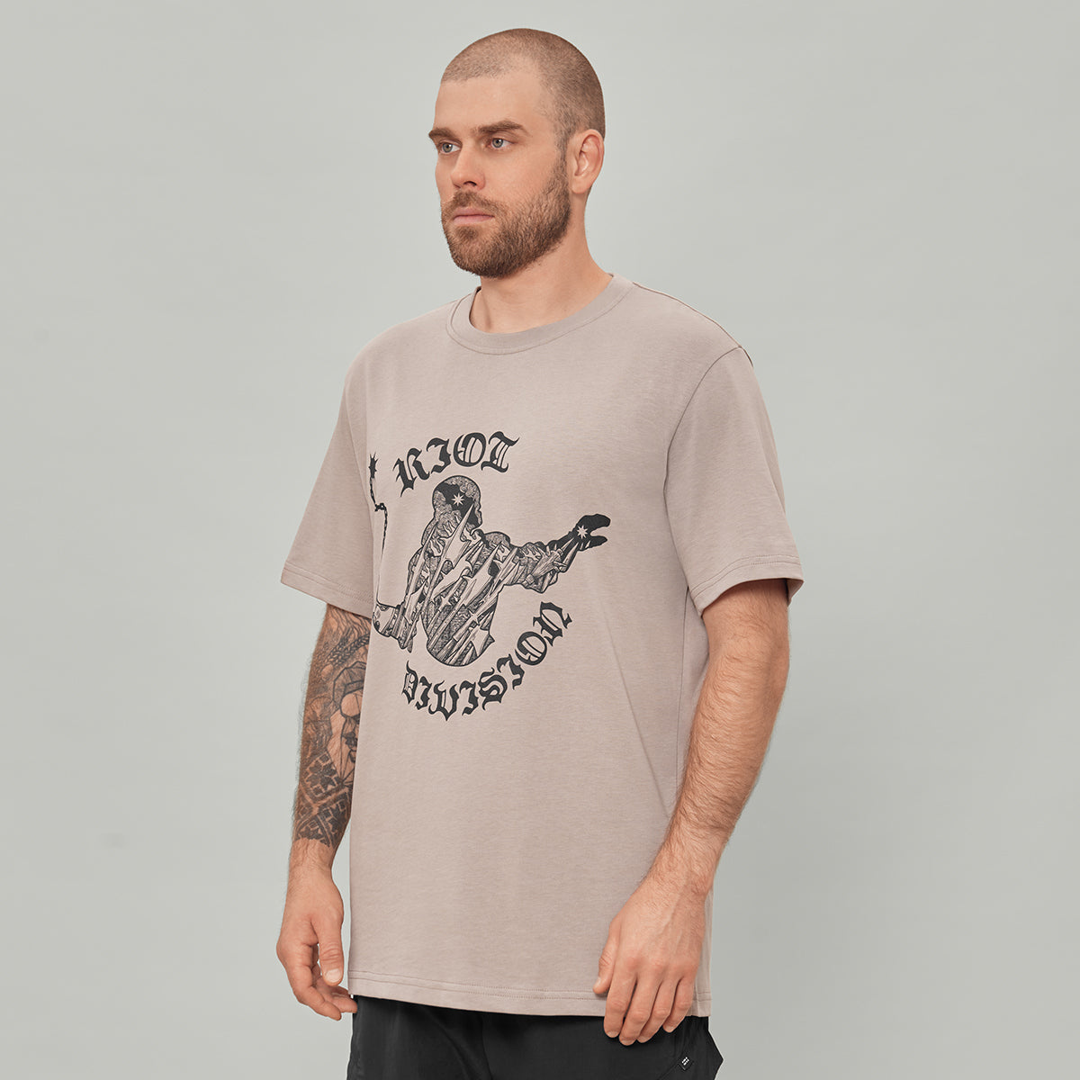 Knight Logo T-Shirt RD-KLTS BEIGE