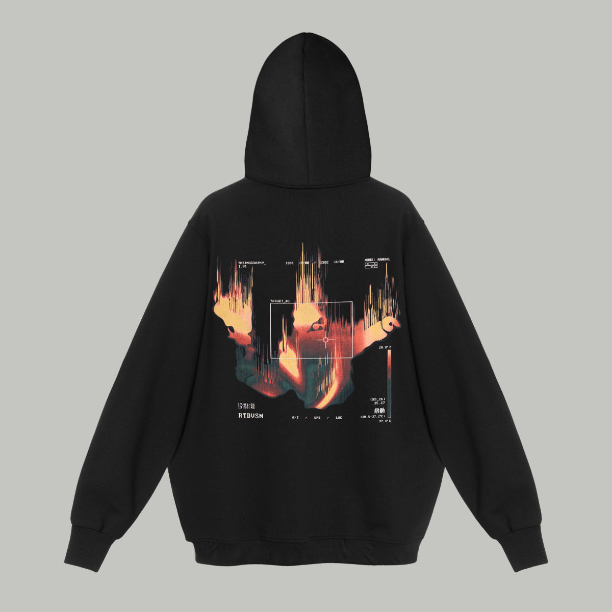 Thermography Hoodie RD-TH BLACK
