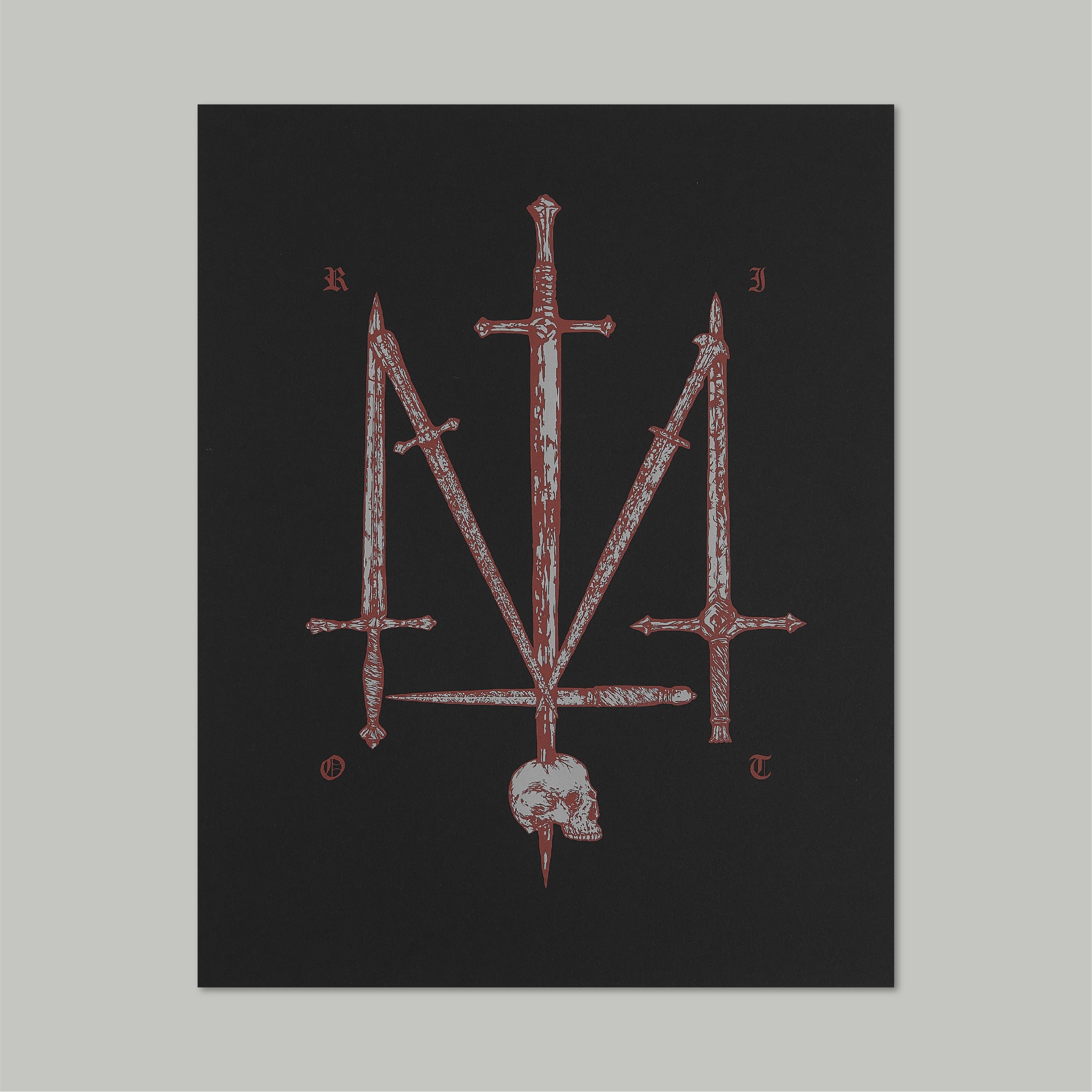 Trident Rodc Trident Of Blades Print RD-TRDBLDP_ARTWRK – RIOT DIVISION